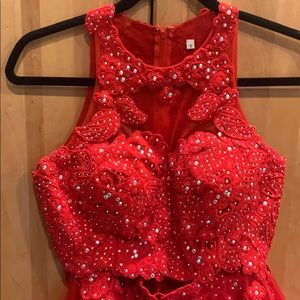 2 PC homecoming dress